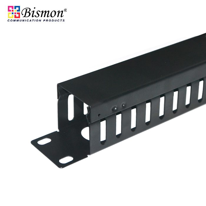 48 slot Cable Management Panel Black color